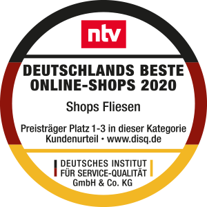Ausgezeichnet: Fliesenrabatte.de gehört zu den besten Online Shops in Deutschland